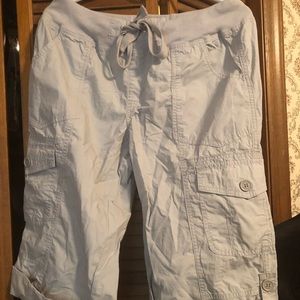 Khaki shorts/ crop pants